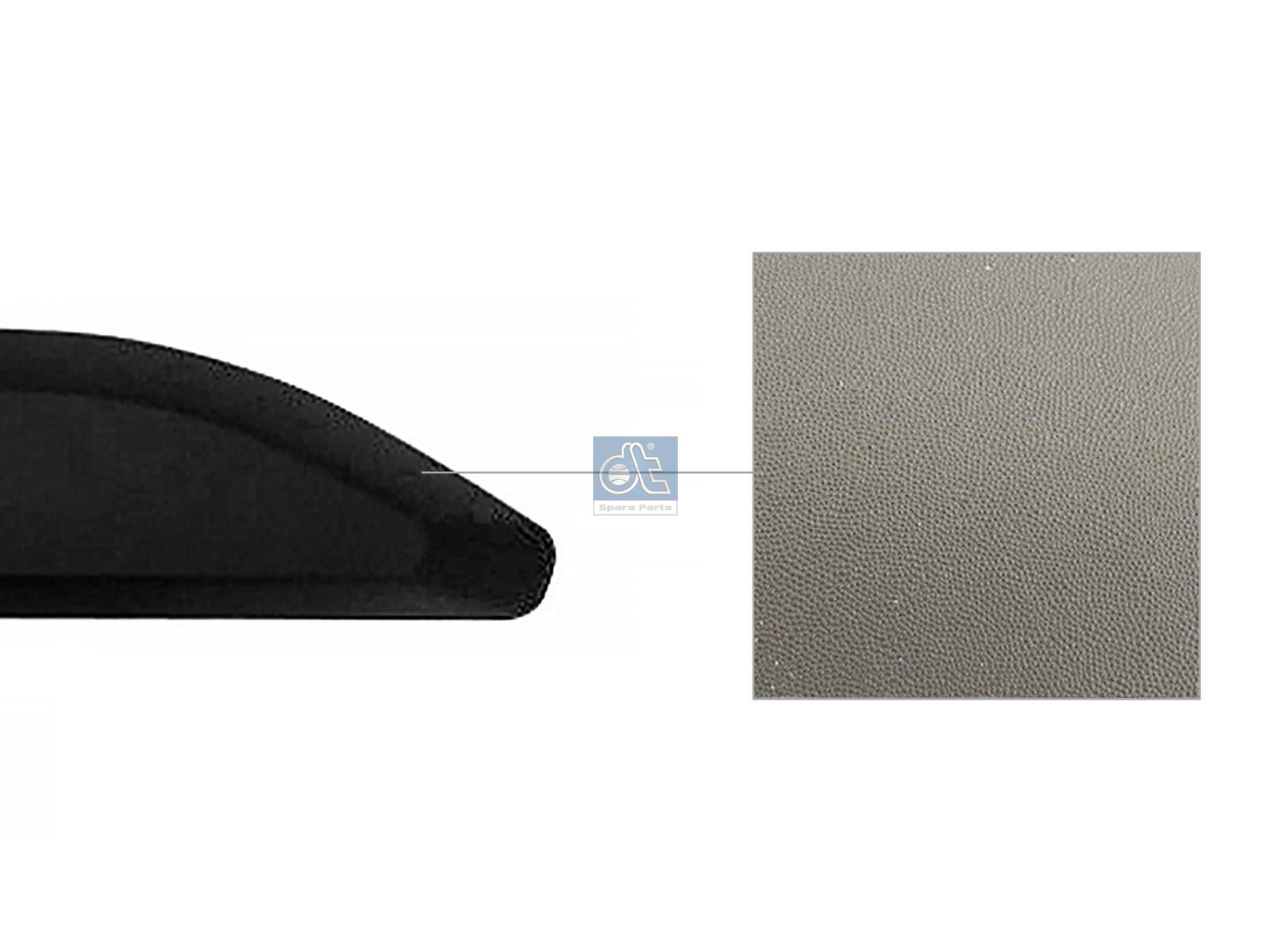 DT Spare Parts 12.00048 Cover moulding, door, front, right