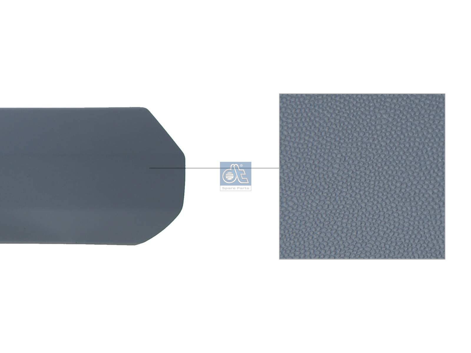 DT Spare Parts 12.00061 Cover moulding, door, front, left