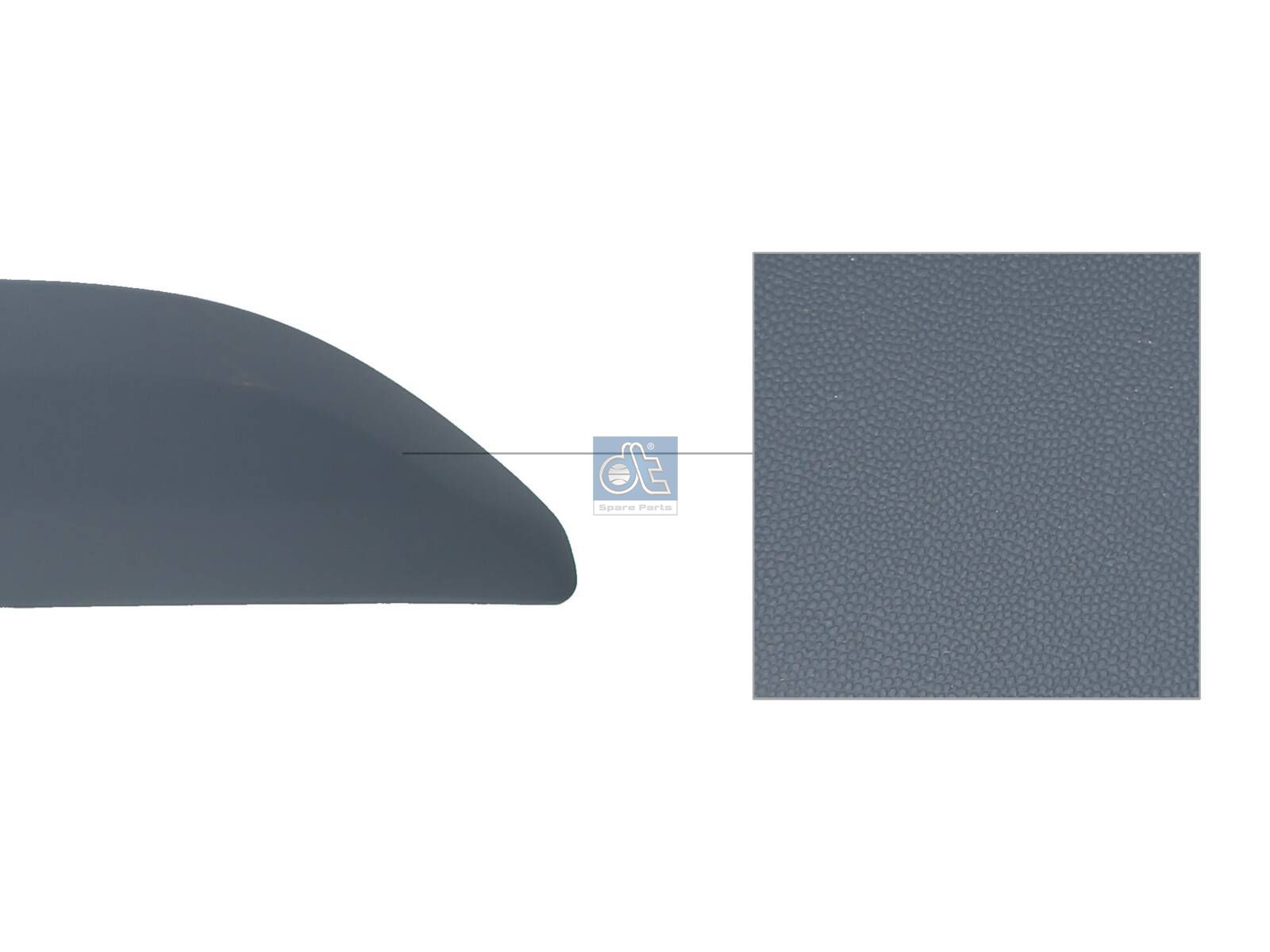 DT Spare Parts 12.00065 Cover moulding, door, rear, left