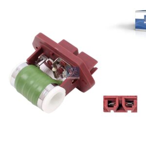 DT Spare Parts 12.19050 Resistor, fan, 12 V, 2 poles