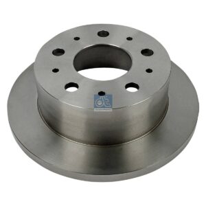 DT Spare Parts 12.41002 Brake disc, D: 280 mm, 5 bores, P: 130 mm, d: 79 mm, H: 82 mm, S: 16 mm, s: 14.2 mm