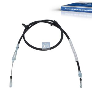 DT Spare Parts 12.47011 Control wire, parking brake, L1: 1596 mm, L2: 1908 mm