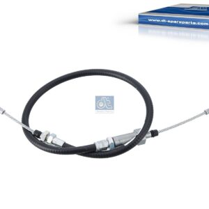 DT Spare Parts 12.47017 Control wire, parking brake, L1: 650 mm, L2: 973 mm