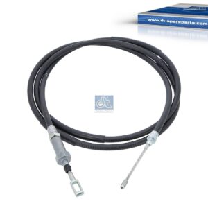 DT Spare Parts 12.47020 Control wire, parking brake, right, L1: 2490 mm, L2: 2715 mm
