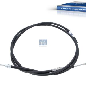 DT Spare Parts 12.47022 Control wire, parking brake, right, L1: 2415 mm, L2: 2640 mm