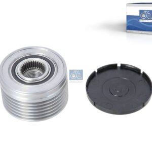 DT Spare Parts 12.72051 Pulley, alternator, d: 17 mm, D: 55 mm, 6 PK, W: 35 mm