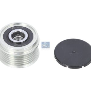DT Spare Parts 12.72055 Pulley, alternator, d: 17 mm, D: 55 mm, 6 PK, W: 38 mm