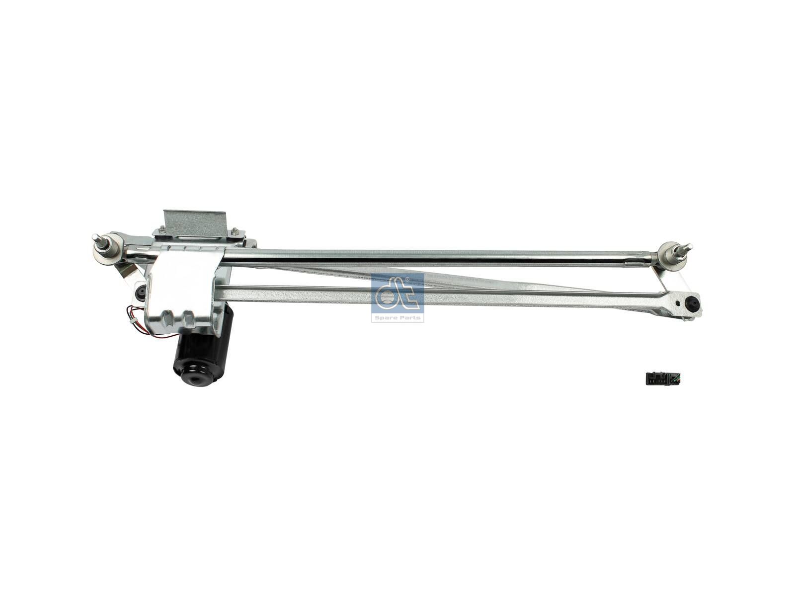 DT Spare Parts 12.73527 Wiper linkage, with motor, 12 V