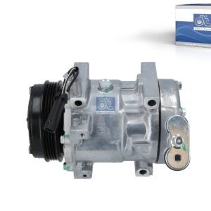 DT Spare Parts 12.77027 Compressor, air conditioning, oil filled, 12 V, 4 PK, DP: 112 mm