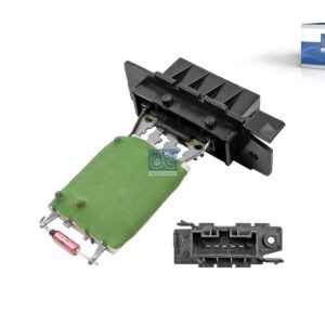 DT Spare Parts 12.77120 Resistor, interior blower, 12 V