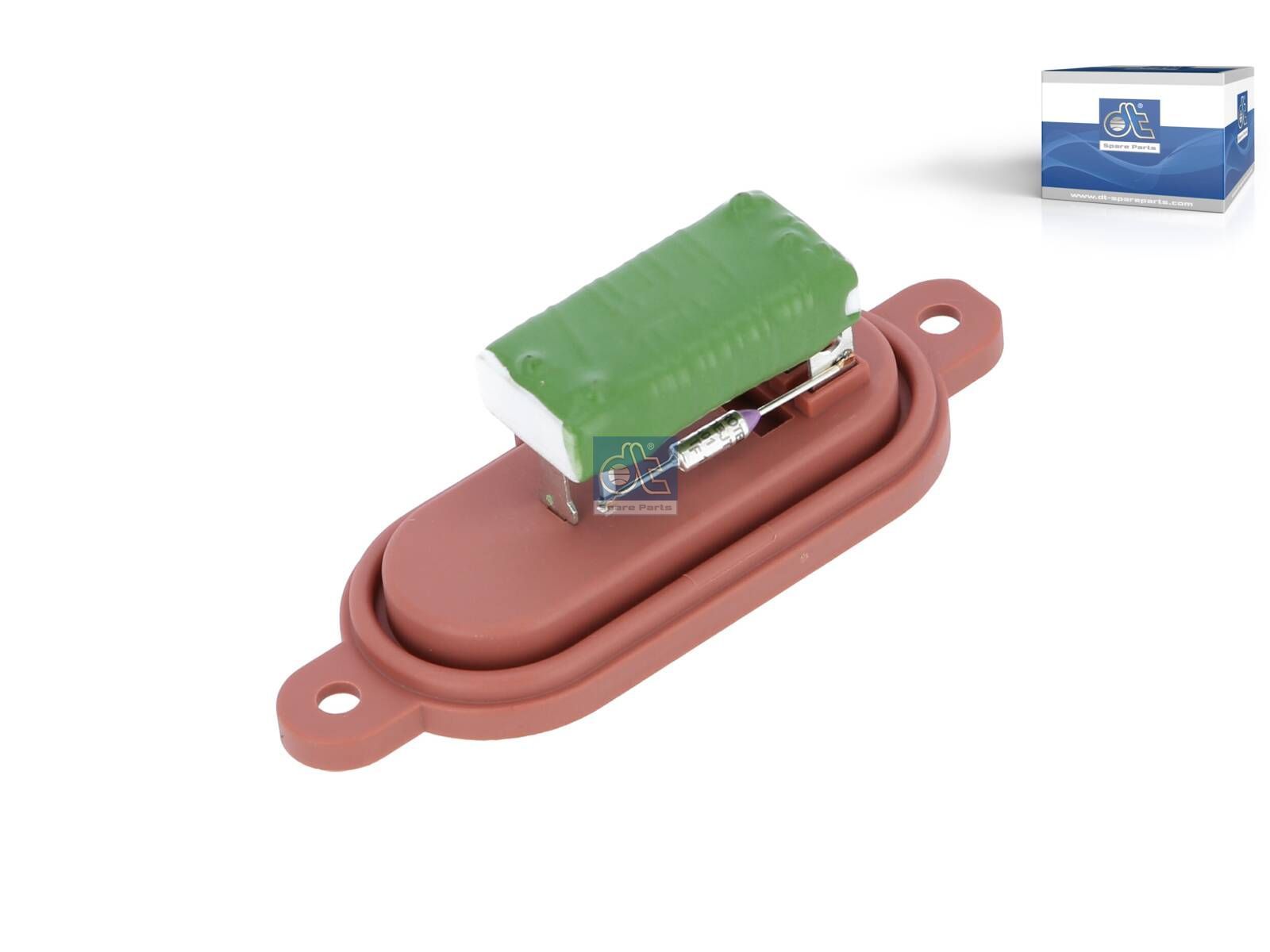 DT Spare Parts 12.77121 Resistor, interior blower, 12 V