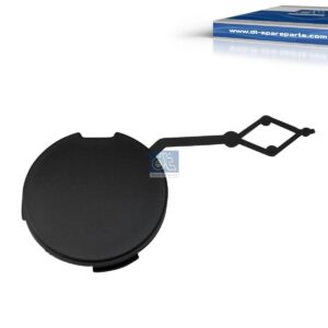 DT Spare Parts 12.82113 Cover, Towing eye, rear, primed
