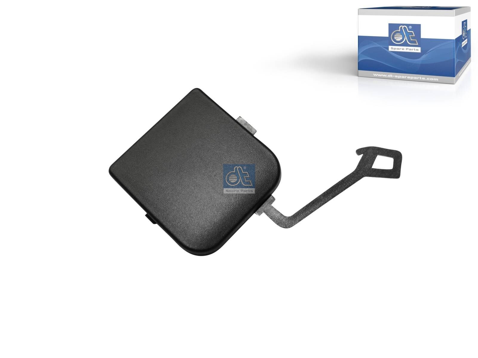 DT Spare Parts 12.82118 Cover, towing eye, rear, black