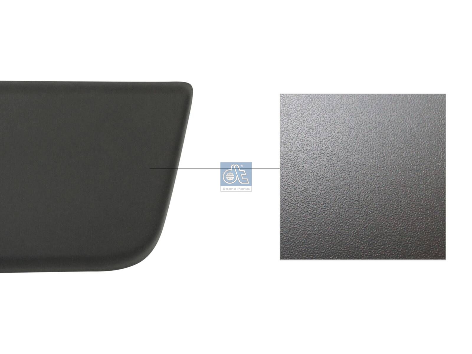 DT Spare Parts 12.82160 Cover moulding, lateral, left