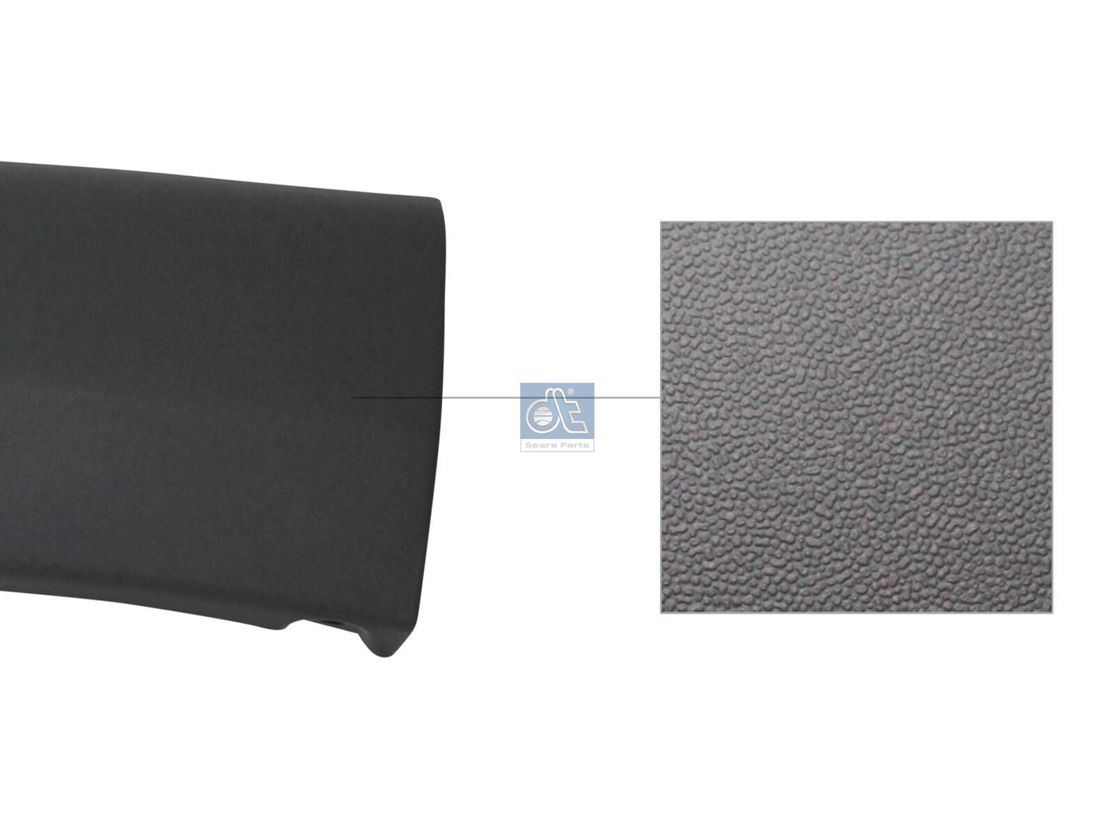 DT Spare Parts 12.82164 Cover moulding, lateral, left