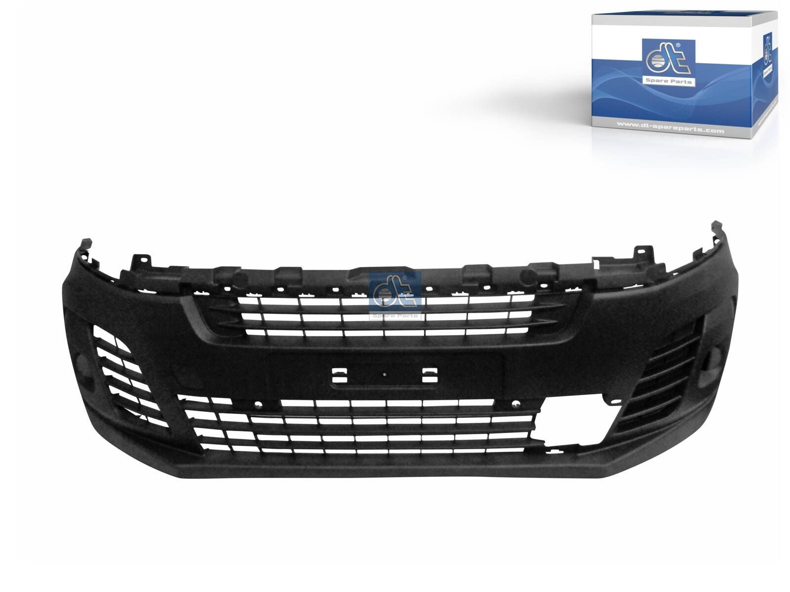 DT Spare Parts 12.82219 Bumper, front, black