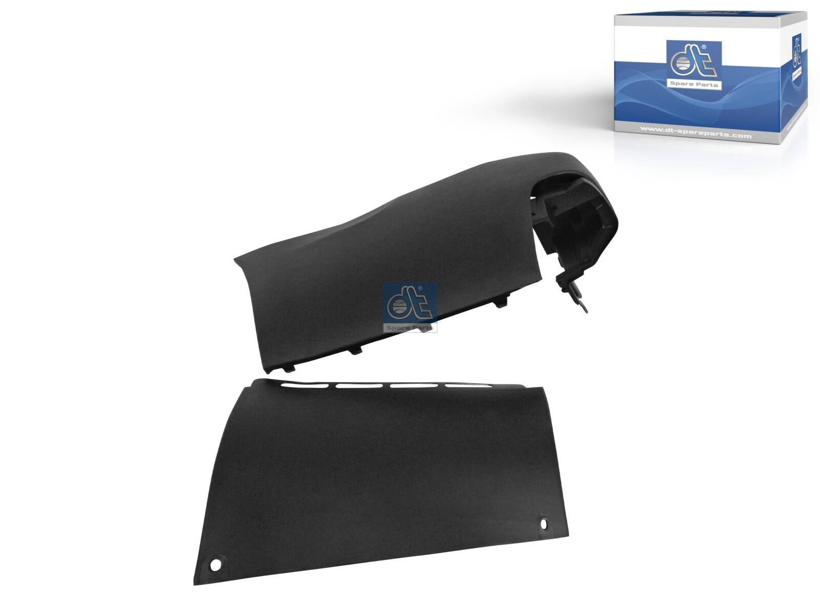 DT Spare Parts 12.82236 Bumper corner, rear, left, black