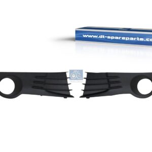 DT Spare Parts 12.82390 Kit, Bumper cover, front, black