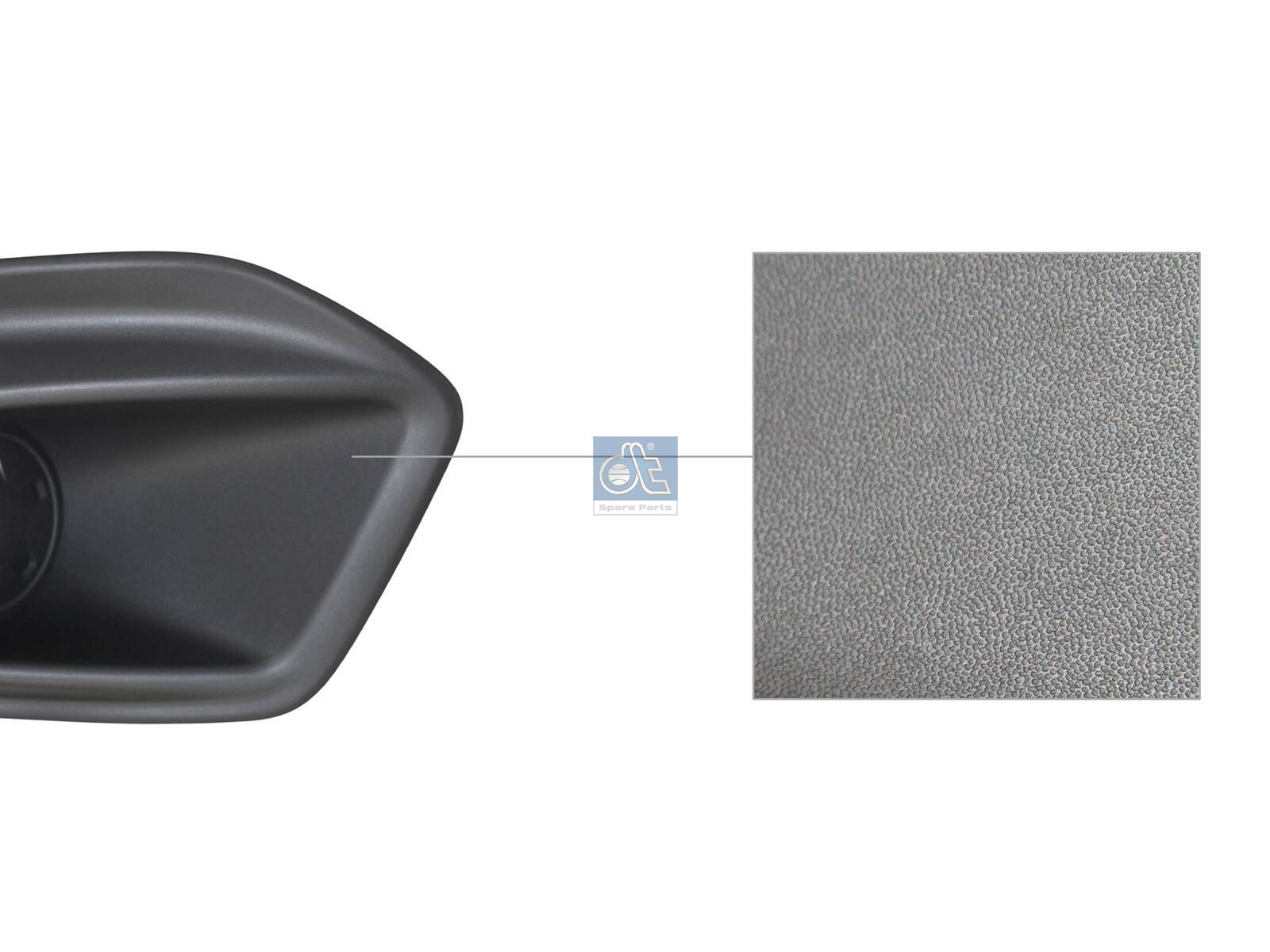 DT Spare Parts 12.82394 Cover, Bumper, front, right