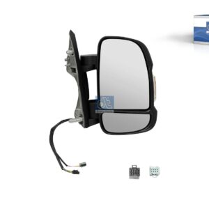DT Spare Parts 12.83007 Main mirror, right, heated, electrical