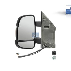 DT Spare Parts 12.83008 Main mirror, left, heated, electrical, with temperature sensor