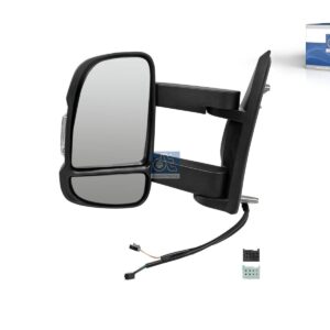 DT Spare Parts 12.83011 Main mirror, left, heated, electrical, with temperature sensor