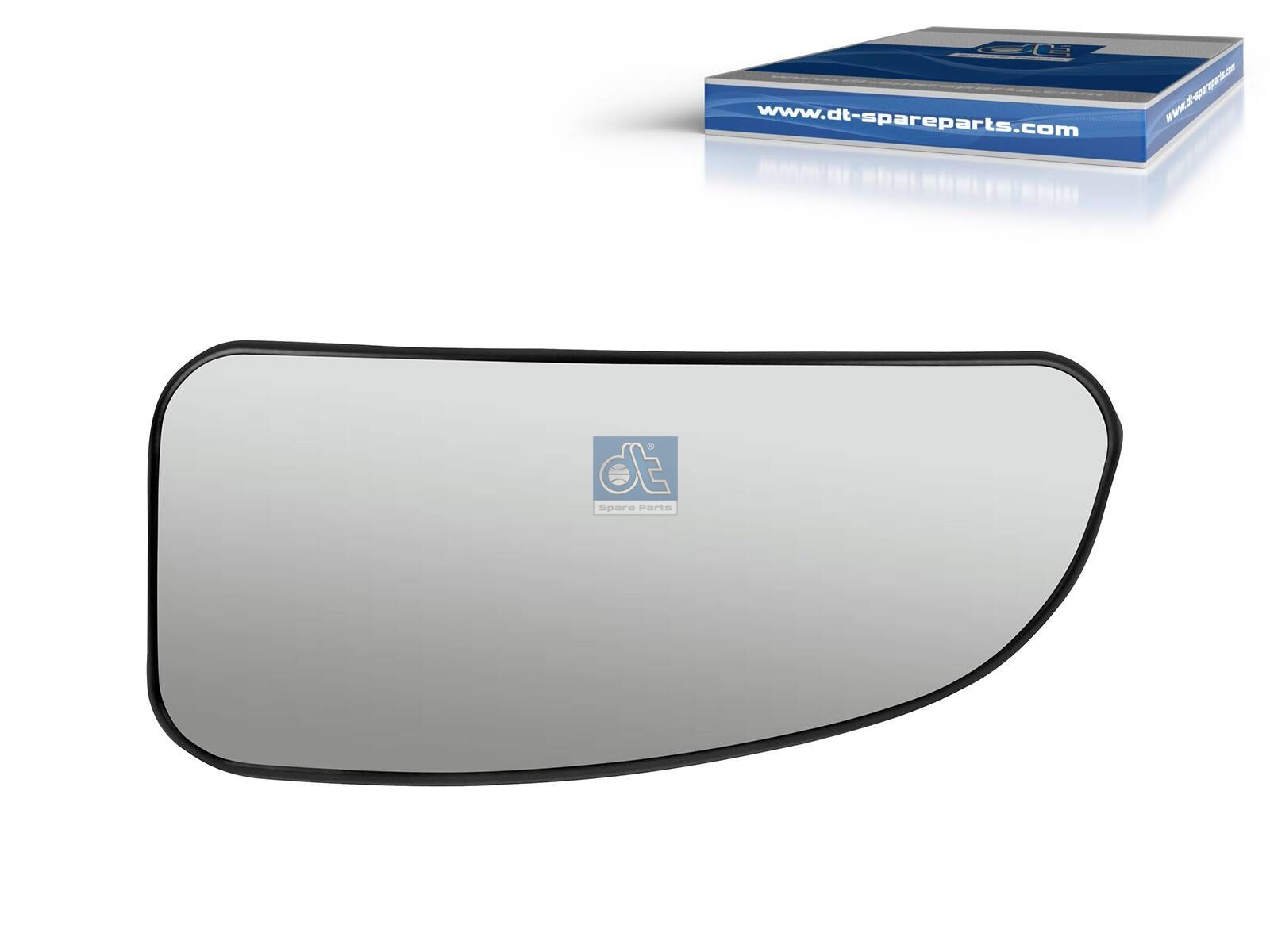 DT Spare Parts 12.83410 Mirror glass, wide view mirror, right, heated, W: 118 mm, H: 188 mm