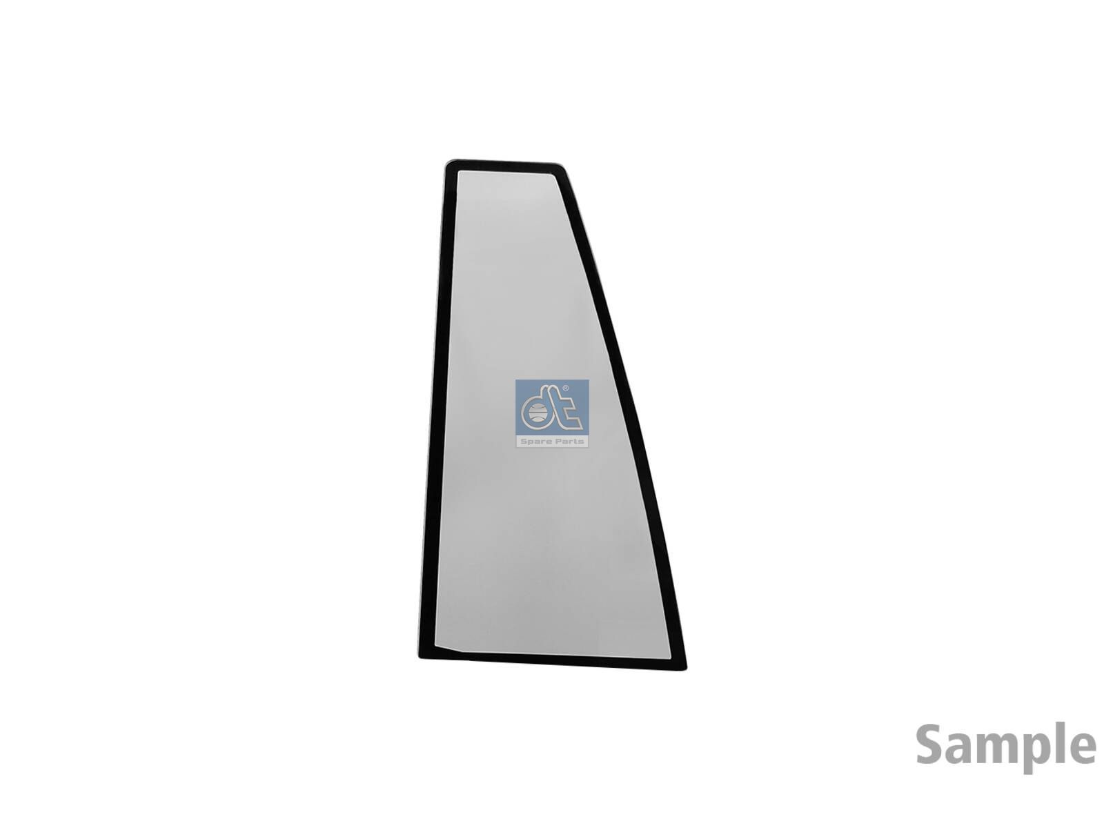 DT Spare Parts 12.84047SP Door glass, right, tinted green, wooden box