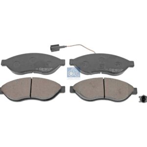 DT Spare Parts 12.93100 Disc brake pad kit, without accessories, W: 169.1 mm, S: 19 mm, H: 61.6 mm