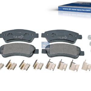 DT Spare Parts 12.93102 Disc brake pad kit, with accessory kit, W: 136.9 mm, S: 18.8 mm, H: 48.8 mm