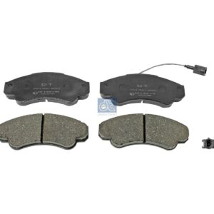 DT Spare Parts 12.93103 Disc brake pad kit, without accessories, W: 164.5 mm, S: 18.3 mm, H: 69 mm