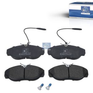 DT Spare Parts 12.93106 Disc brake pad kit, W: 145 mm, S: 19.7 mm, H: 60.9 mm