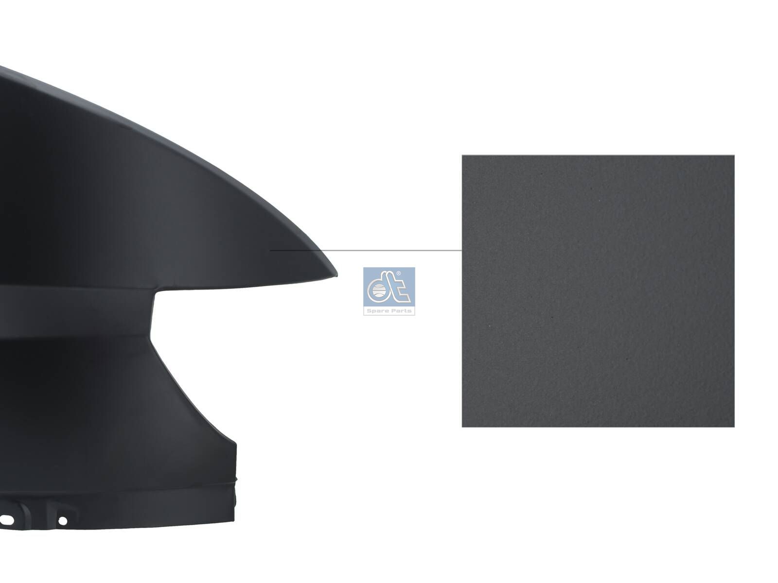 DT Spare Parts 13.00351 Fender, front, right