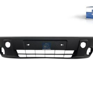 DT Spare Parts 13.00469 Bumper, front, with holes for foglights