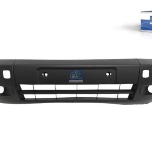 DT Spare Parts 13.00471 Bumper, front, with holes for foglights