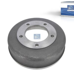 DT Spare Parts 13.30000 Brake drum, D: 280 mm, 5 bores, b: 15.6 mm, P: 160 mm, d: 118 mm, H: 105 mm, B: 80.5 mm