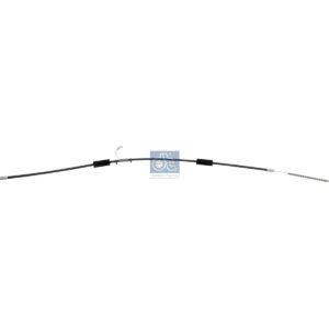 DT Spare Parts 13.33016 Control wire, parking brake, left, L: 1528 mm