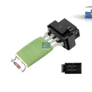 DT Spare Parts 13.71045 Resistor, interior blower, 12 V, 4 poles