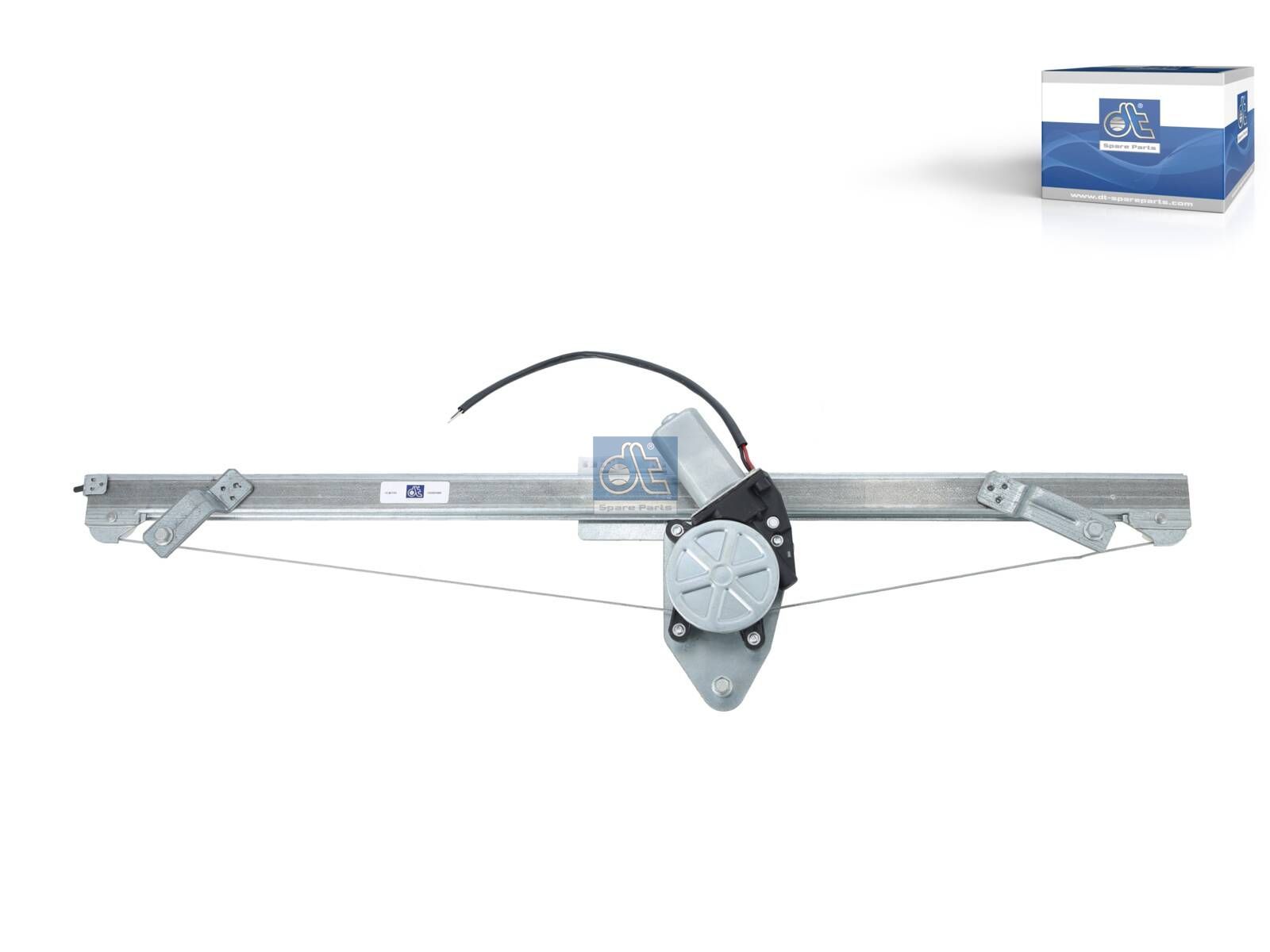 DT Spare Parts 13.84104 Window regulator, left, with motor