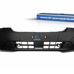 DT Spare Parts 13.87030 Bumper, front, black, primed