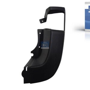 DT Spare Parts 13.87051 Bumper corner, rear, right, grey