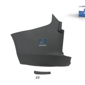 DT Spare Parts 13.87060 Bumper corner, rear, left, grey