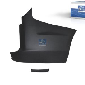 DT Spare Parts 13.87061 Bumper corner, rear, right, grey