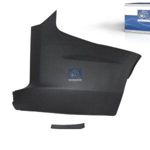 DT Spare Parts 13.87063 Bumper corner, rear, right, grey