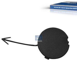 DT Spare Parts 13.87104 Bumper cover, rear, black