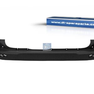 DT Spare Parts 13.87503 Bumper, rear, black