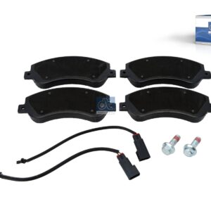 DT Spare Parts 13.93100 Disc brake pad kit, W: 164.7 mm, S: 18.9 mm, H: 66.7 mm