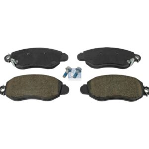 DT Spare Parts 13.93104 Disc brake pad kit, W: 168.9 mm, S: 17.7 mm, H: 65 mm