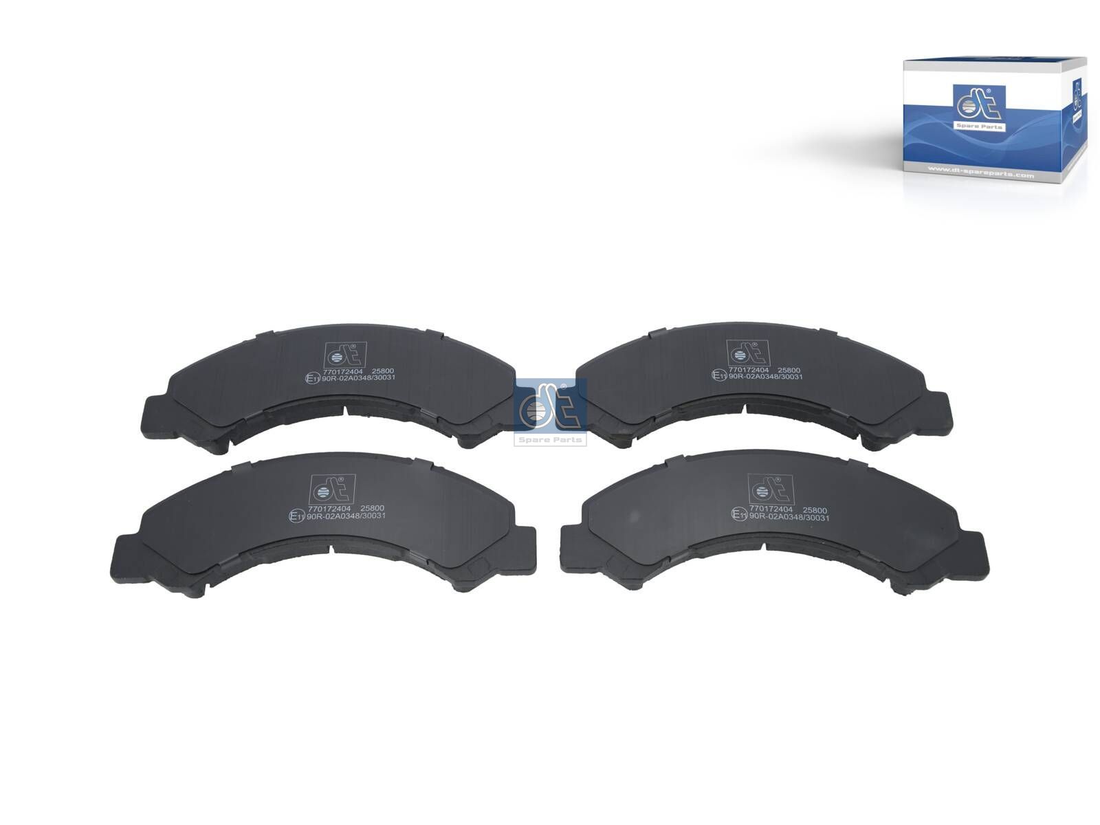 DT Spare Parts 15.00001 Disc brake pad kit