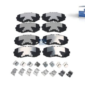 DT Spare Parts 18.00001 Disc brake pad kit, W: 139.4 mm, S: 19.3 mm, H: 58.7 mm